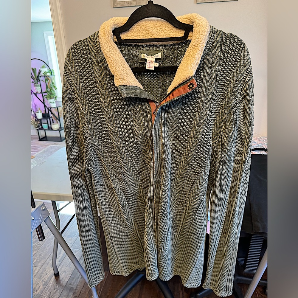 Carbon2Cobalt Green Timberline Sweater